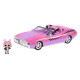 LOL Surprise City Cruiser vaaleanpunainen auto + 591771 nukke
