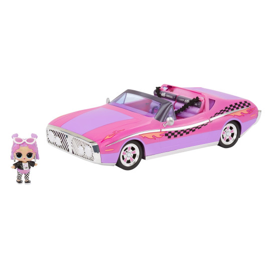 LOL Surprise City Cruiser vaaleanpunainen auto + 591771 nukke