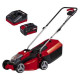 Einhell GE-CM 18/30 Li (1x3,0Ah) Push Trimmerin akku musta, punainen