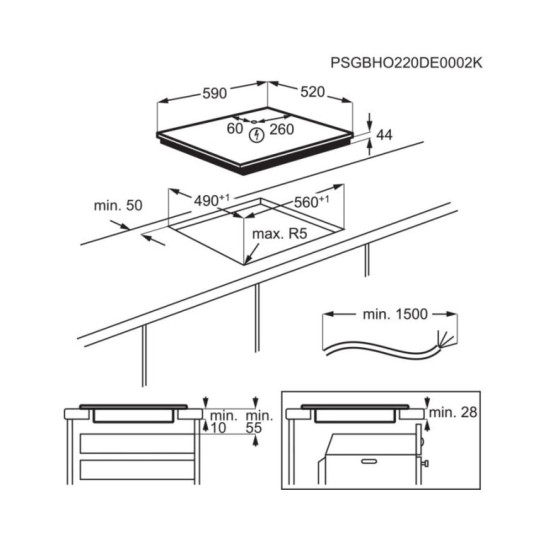 Keittotaso ELECTROLUX KIV63443CT