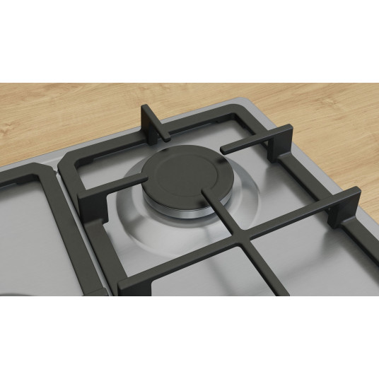 Bosch Serie 4 PGQ7B5K90 hob Stainless steel Built-in 75 cm Gas 5 zone(s)
