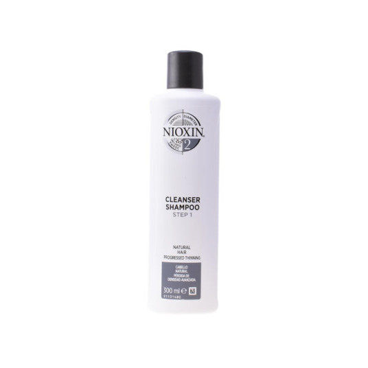 Nioxin System 2 -shampoo, joka lisää volyymia erittäin heikoille ohuille hiuksille 300 ml