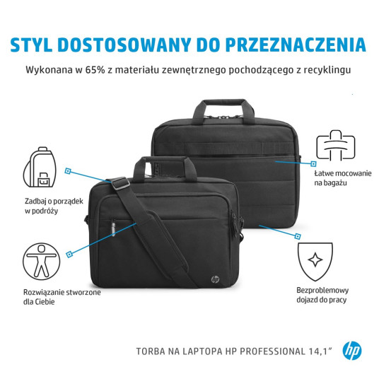 HP Professional 14,1 tuuman kannettavan tietokoneen laukku