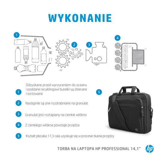 HP Professional 14,1 tuuman kannettavan tietokoneen laukku