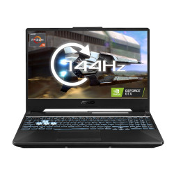 ASUS TUF Gaming A15 FA506NC-HN002W AMD Ryzen™ 5 7535HS kannettava tietokone 39,6 cm (15,6") Full HD 8 GB DDR5-SDRAM 512 GB SSD NVIDIA GeForce RTX 3050 Wi-Fi 6 (802.11ax) Windows 11 Home Musta