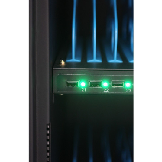 Techly I-CABINET-80DUTY Kannettava vaunu/kaappi vapaasti seisova musta