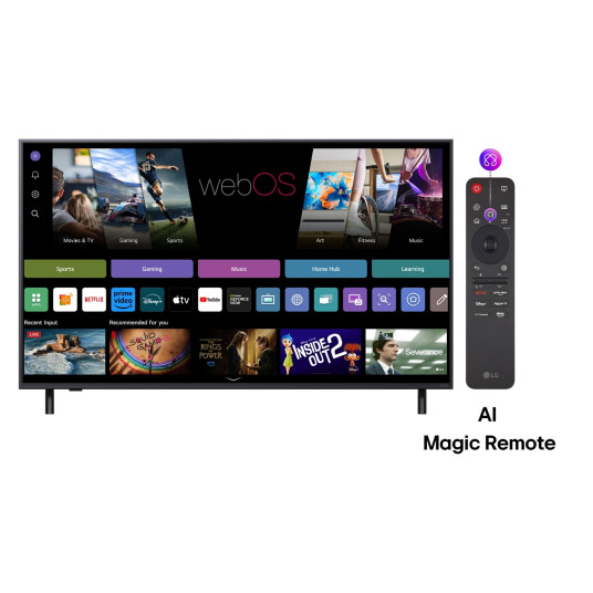Televisio LG 55QNED82A3B QNED 55" Smart