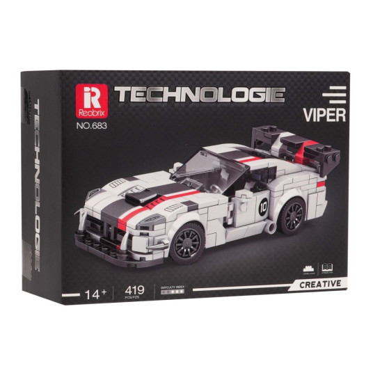 Reobrix Sports Car Brick Set 419pcs