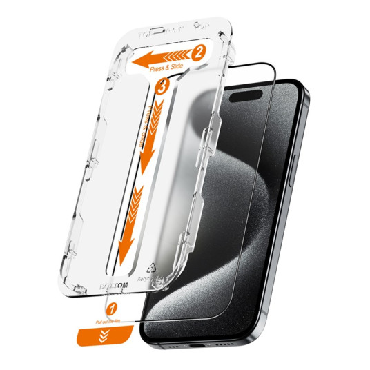 Karkaistu lasi iPhone 15 Pro (2 kpl) EasyS