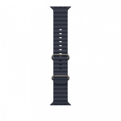 Navy Ocean Band 49 mm - Natural Titanium Finish