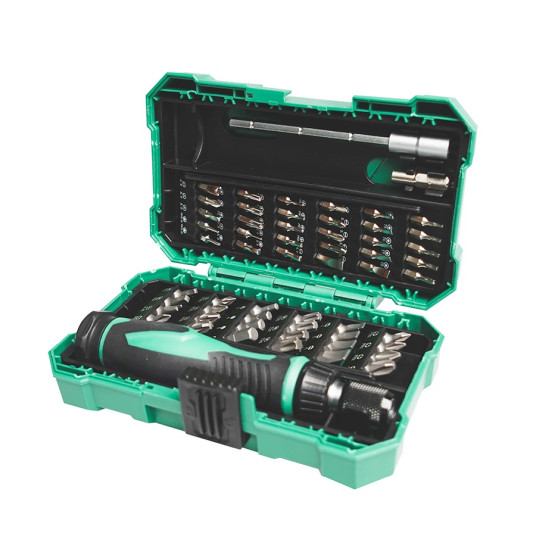 Ruuvimeisseli- ja hylsysarja 57 kpl SD-9857M Pro'sKit -paketti