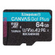 KINGSTON 64GB microSDXC Canvas on ADP