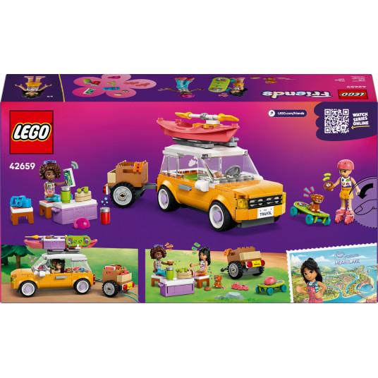 LEGO® 42659 Friends Ystävysten hyvin varusteltu matka-auto