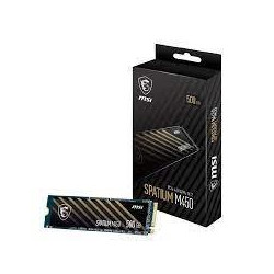SSD|MSI|SPATIUM M450|500GB|M.2|PCIe Gen4|NVMe|3D NAND|Write speed 2300 MBytes/sec|Read speed 3600 MBytes/sec|2.15mm|TBW 300 TB|MTBF 1500000 hours|S78-440K380-P83
