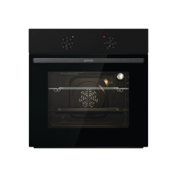 Gorenje Oven | BO6615E01B | 60 L | Electric | EnamelClean | Push pull buttons | Height 59.5 cm | Width 59.5 cm | Stainless steel