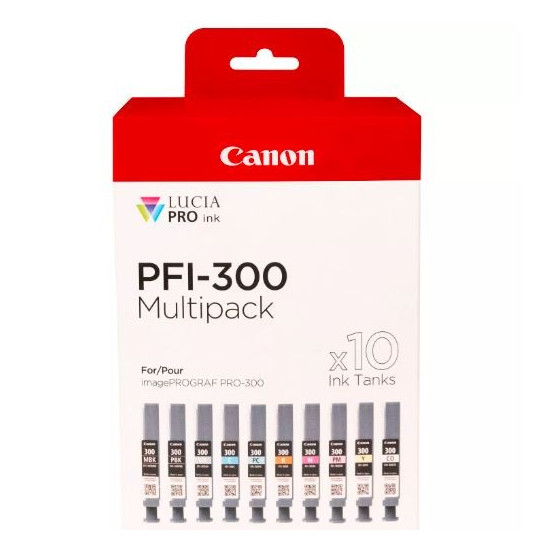 Muste PFI-300 10 mustetta monipakkaus 4192C008