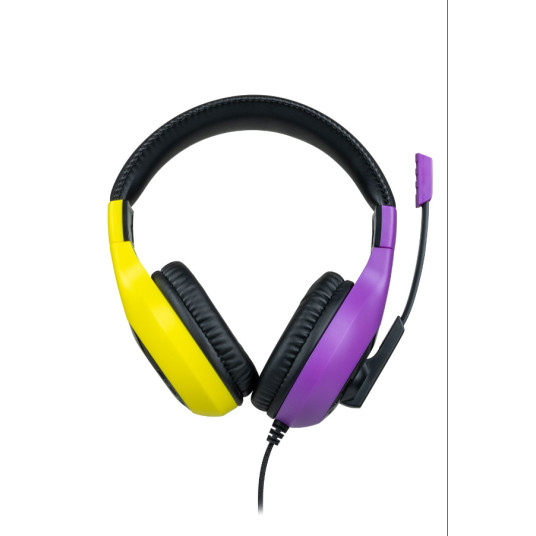 Kuulokkeet BigBen Interactive Stereo Gaming Headset Purple/Yellow