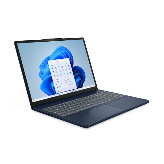 Lenovo Ideapad Slim 3-15 - Core i5-13420H | 15.3"-WUXGA | 16GB | 512GB | Valaistu näppäimistö | ilman käyttöjärjestelmää | sininen | sininen