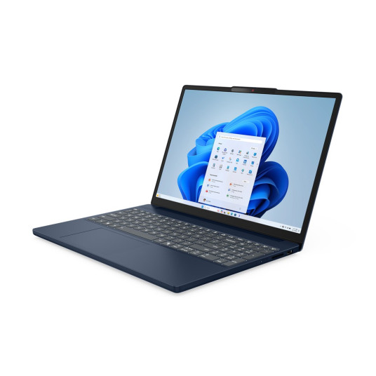 Lenovo Ideapad Slim 3-15 - Core i5-13420H | 15.3"-WUXGA | 16GB | 512GB | Valaistu näppäimistö | ilman käyttöjärjestelmää | sininen | sininen