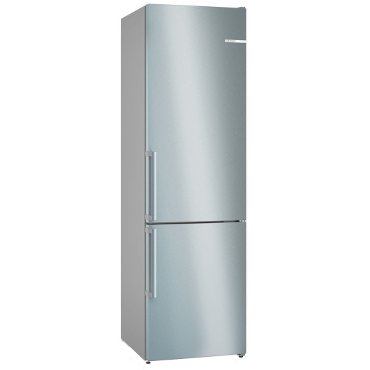 Bosch Serie 4 KGN39VIBT Jääkaappipakastin, sisäänrakennettu 363 L B Ruostumaton teräs