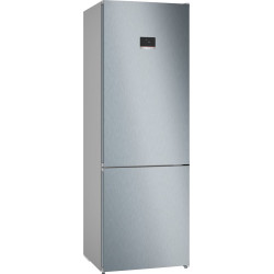 Bosch Serie 4 KGN497LDF jääkaappi-pakastin pakastin, vapaasti seisova 440 L D Ruostumaton teräs