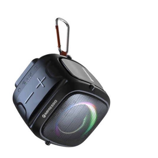 C-TECH Impressio Qubis mini kannettava monokaiutin musta 5 W