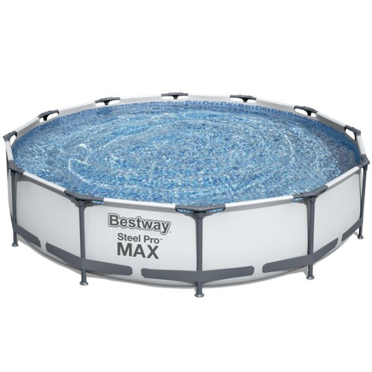 Bestway 56416 Pool Steel Pro MAX allassetti pyöreä, 366x76 cm, 366x76 cm.