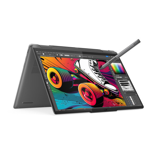 Lenovo Yoga 7 2-in-1 14IML9 | Myrskynharmaa | 14 " | OLED | Kosketusnäyttö | WUXGA | 1920 x 1200 pikseliä | Kiiltävä | Intel Core Ultra 5 | 125H | 16 Gt | Juotettu LPDDR5x | 512 Gt kiintolevykapasiteetti | Intel Arc Graphics | Windows 11 Home | 802.11ax |