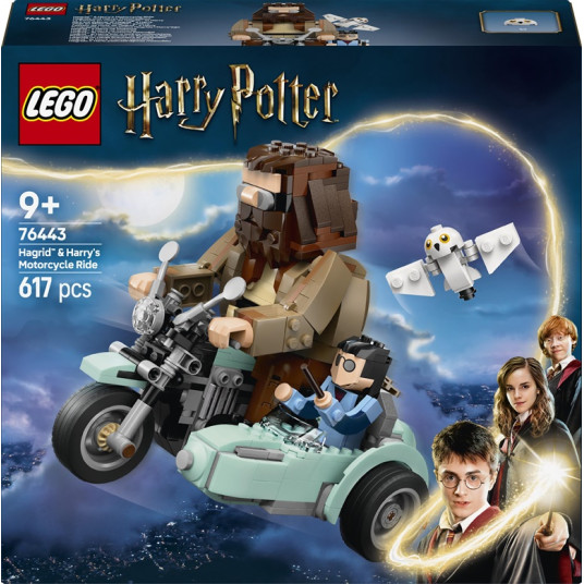 LEGO® 76443 Harry Potter TM Hagridin ja Harryn moottoripyörämatka