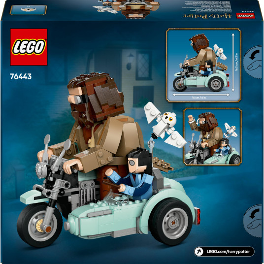 LEGO® 76443 Harry Potter TM Hagridin ja Harryn moottoripyörämatka