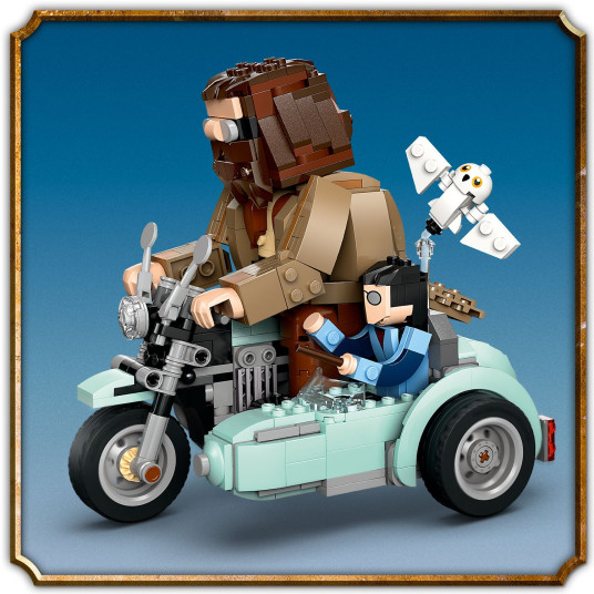 LEGO® 76443 Harry Potter TM Hagridin ja Harryn moottoripyörämatka