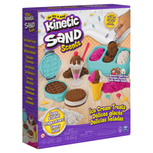 Kinetic Sand KNS ACK Ice Cream Scented Playset GML