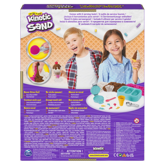 Kinetic Sand KNS ACK Ice Cream Scented Playset GML