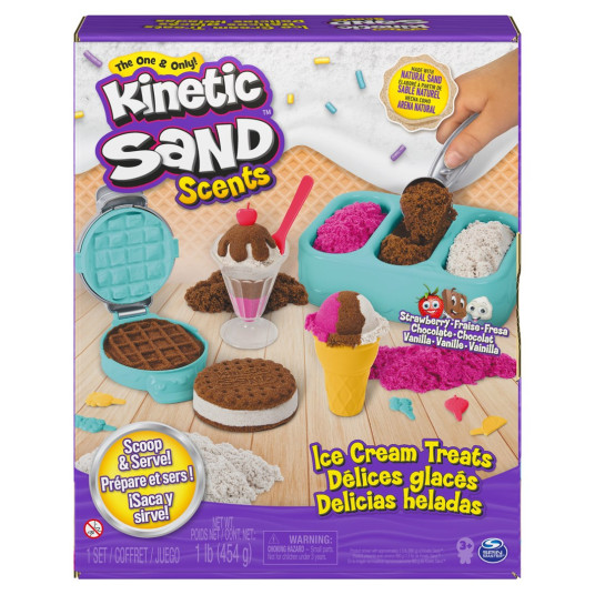 Kinetic Sand KNS ACK Ice Cream Scented Playset GML