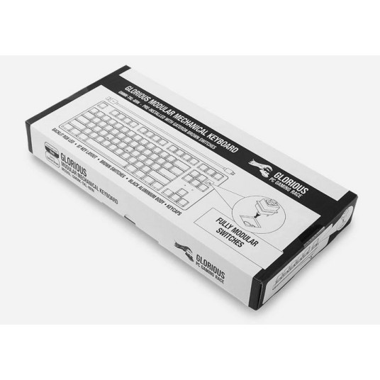 Glorious PC Gaming Race The Glorious GMMK-TKL Gaming Keyboard USB musta