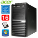 Acer Veriton M4610G MT G630 16GB 250GB DVD WIN7Pro