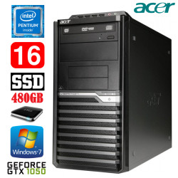 Acer Veriton M4610G MT G630 16GB 480SSD+1TB GTX1050 2GB DVD WIN7Pro
