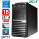 Acer Veriton M4610G MT G630 16GB 480SSD+2TB GTX1050 2GB DVD WIN7Pro