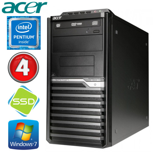 Acer Veriton M4610G MT G630 4GB 120SSD DVD WIN7Pro