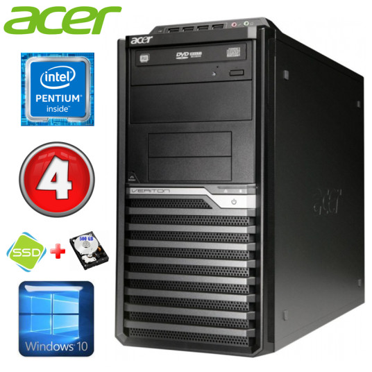Acer Veriton M4610G MT G630 4GB 120GB+500GB DVD WIN10