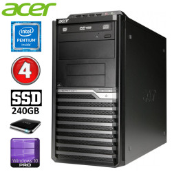 Acer Veriton M4610G MT G630 4GB 240GB+1TB DVD WIN10Pro