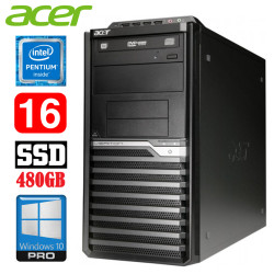 Acer Veriton M4610G MT G630 16GB 480SSD DVD WIN10Pro