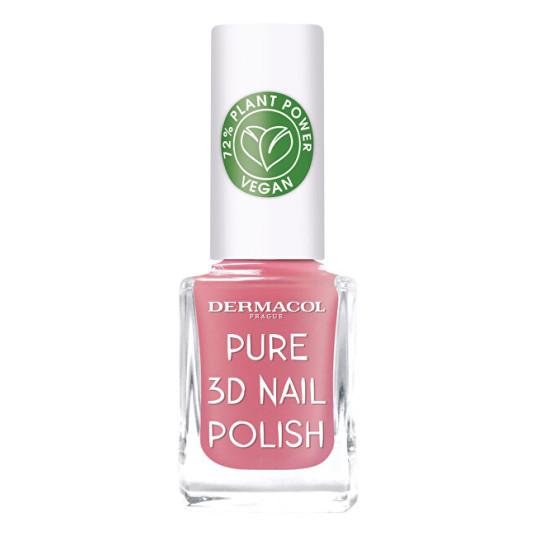 Dermacol - Pure 3D luonnollinen kynsilakka - 01 Crystal Clear