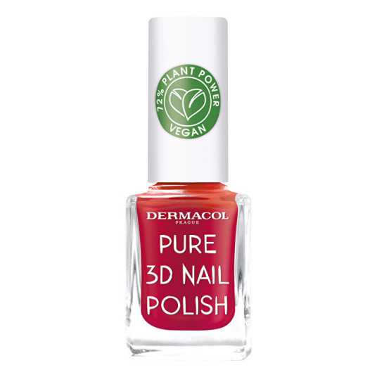 Dermacol - Pure 3D luonnollinen kynsilakka - 01 Crystal Clear