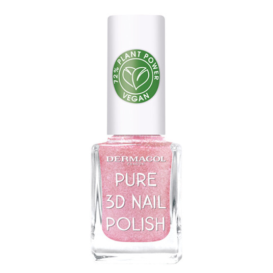 Dermacol - Pure 3D luonnollinen kynsilakka - 01 Crystal Clear