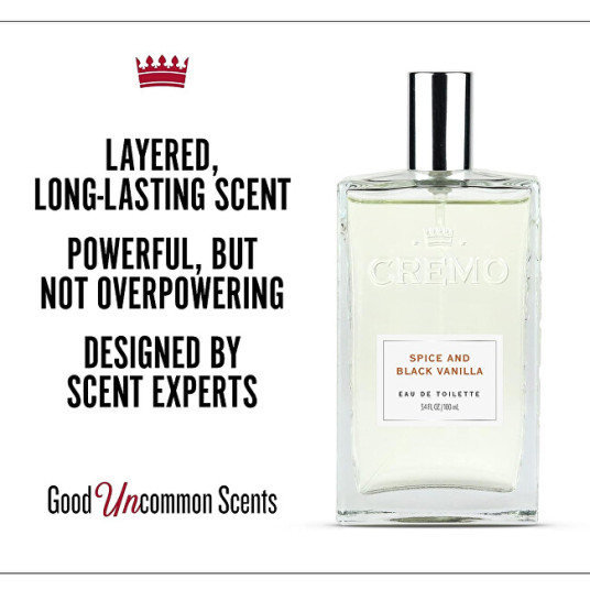 Miesten hajuvesi, Cremo Spice &amp; Black Vanilla EDT 100ml
