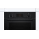 Bosch-uuni | HBF133BA1 | 66 L | Sähköinen | EcoClean | Nupit | Korkeus 59,5 cm | Leveys 59,4 cm | Musta | Musta