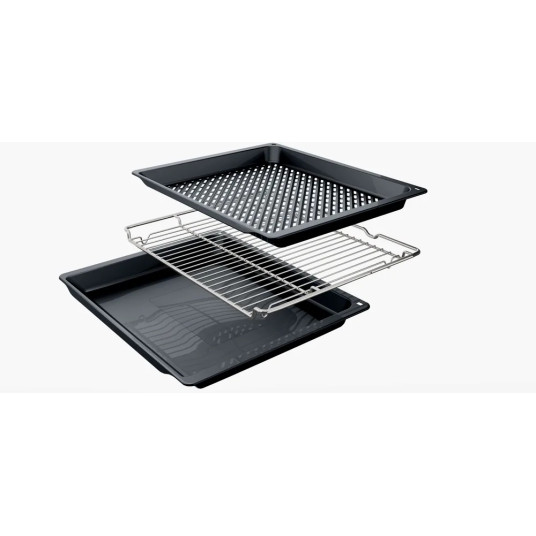 Bosch Oven | HBA272BB3 | 71 L | Electric | Pyrolysis/Hydrolytic | Touch control | Height 59.5 cm | Width 59.4 cm | Black