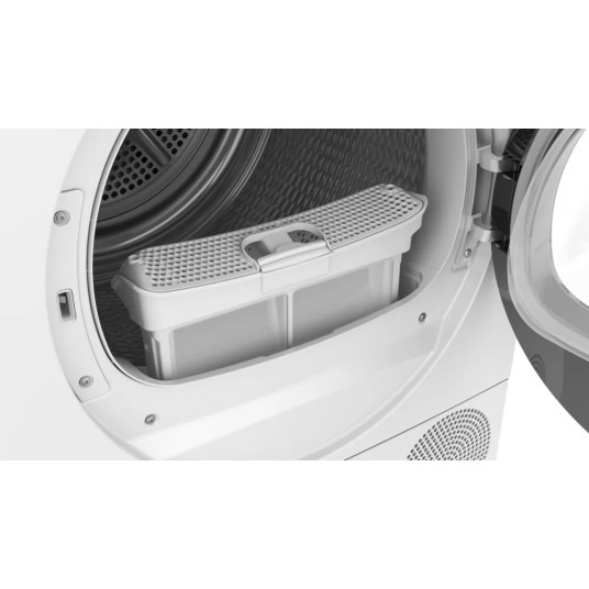 Bosch Dryer Machine with Heat Pump | WQG2450ISN | Energy efficiency class A++ | Front loading | 9 kg | LCD | Depth 61.3 cm | White