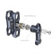 SMALLRIG 3874 MAGIC ARM KAKSOISKUULAPÄÄLLÄ (1/4&quot;-20 RUUVI JA ARRI-KIINNITYSRUUVI)